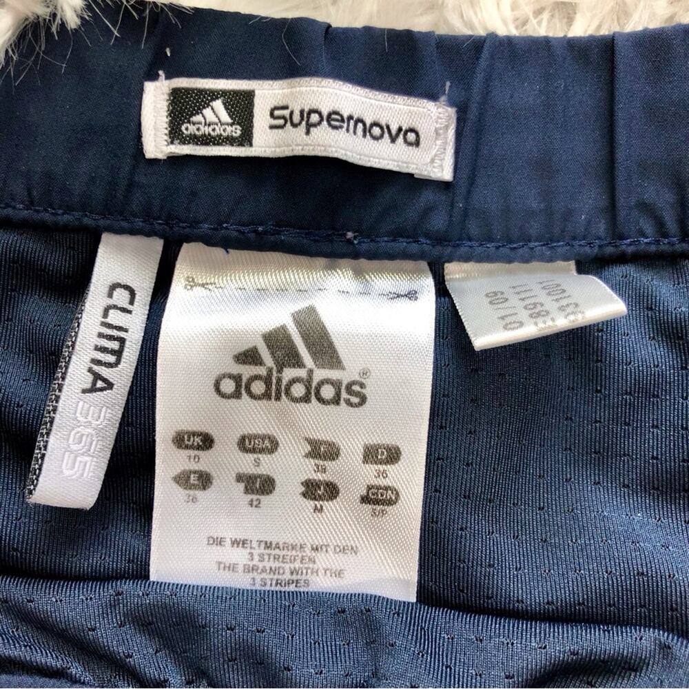 Adidas Green Navy Athletic Shorts Sports Climalite 365 Moisture Wick Fabric - Picture 14 of 16